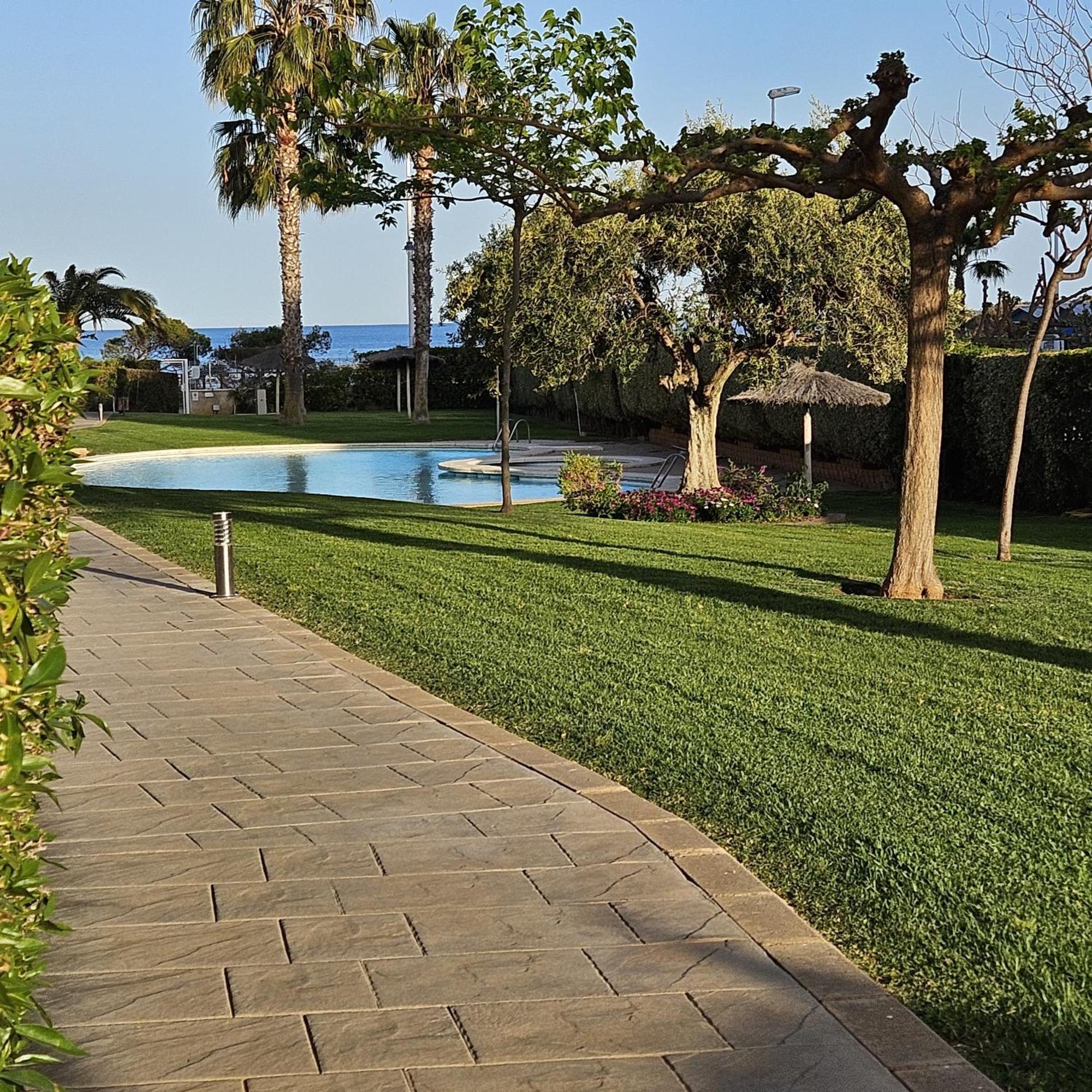 Apartamento Con Piscina En Una Preciosa Playa Alcossebre Exterior foto